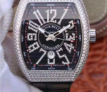 Replica Franck Muller Vanguard Iced Out Diamonds Watches